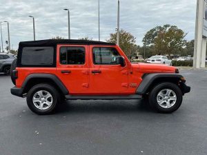 Orange 2018 Jeep Wrangler Unlimited Sport 4dr - Certified Pre-Owned